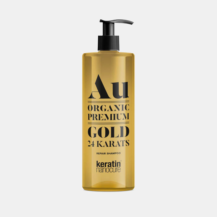 Keratin Nanocure Au Gold 24ct Shampoo 500ml