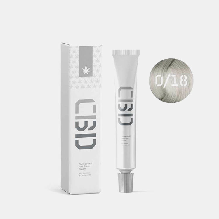 CI3D 3D Professional Hair Color 0/18 Silver/Ασημί 90ml