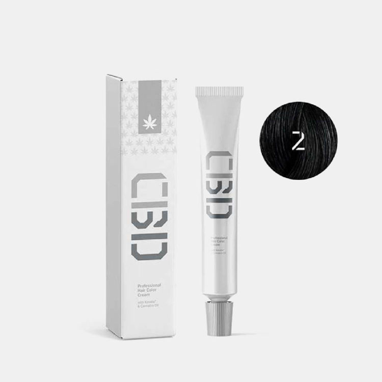 CI3D 3D Professional Hair Color 2 Black/Μαύρο 90ml