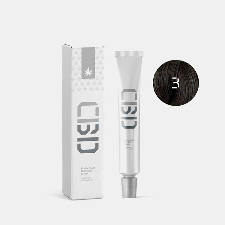 CI3D 3D Professional Hair Color 3 Dark Brown/Καστανό Σκούρο 90ml