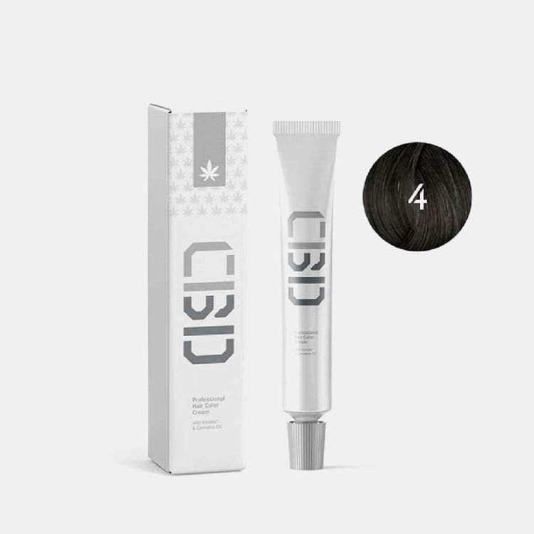 CI3D 3D Professional Hair Color 4 Brown/Kαστανό 90ml