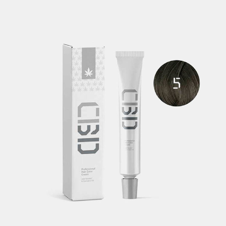 CI3D 3D Professional Hair Color 5 Light Brown/Καστανό Ανοιχτό 90ml