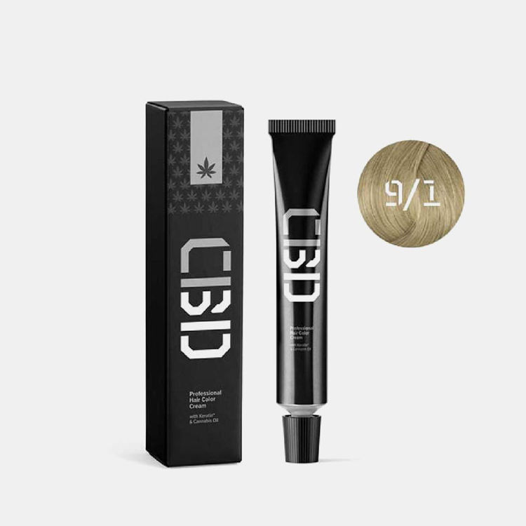 CI3D 3D Professional Hair Color 9/1 Very Light Ash Blonde/Ξανθό Πολύ Ανοιχτό Σαντρέ 90ml