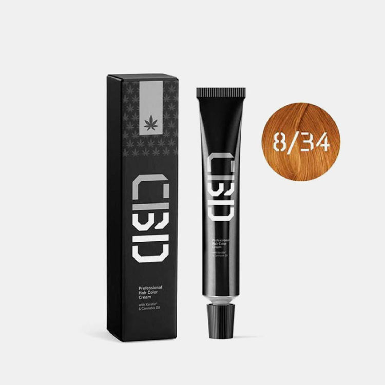 CI3D 3D Professional Hair Color 8/34 Light Copper Blonde/Ξανθό Ανοιχτό Χάλκινο 90ml