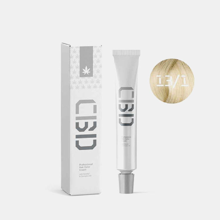 CI3D 3D Professional Hair Color 13/1 Very Light Ash Blonde Highlift/Ξανθιστικό Σαντρέ 90ml