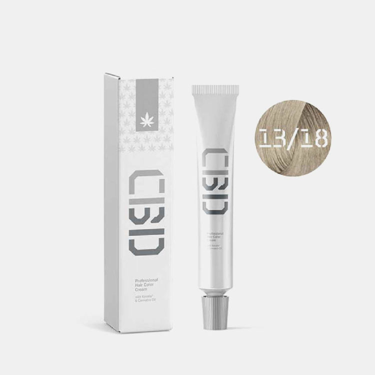 CI3D 3D Professional Hair Color 13/18 Very Light Blue Ash Blonde Highlift/Ξανθιστικό Σαντρέ Μπλε 90ml