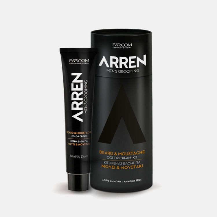 Εικόνα της Arren Beard & Moustache Color Cream Black 60ml