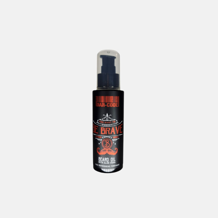 Εικόνα της Barcode Beard Oil Be Brave Λάδι Γενειάδας 100ml