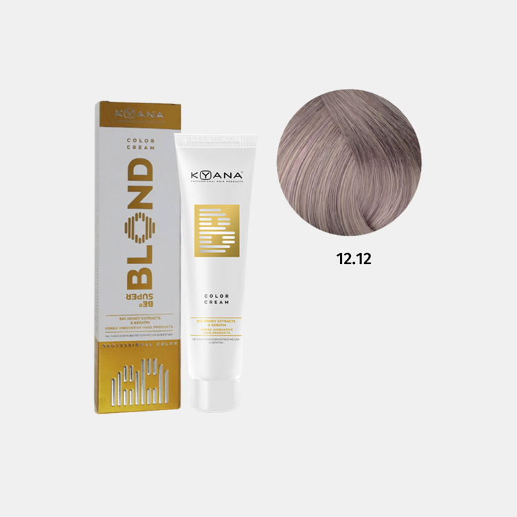 Εικόνα της Kyana Be Super Blond 12.12 Extra Lightening Brilliant Ash Blonde 100ml