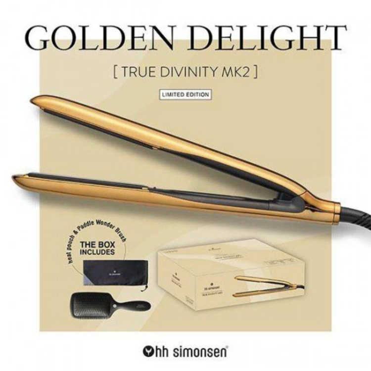 Εικόνα της HH Simonsen Limited Edition True Divinity & Paddle Wonder Brush Golden Delight