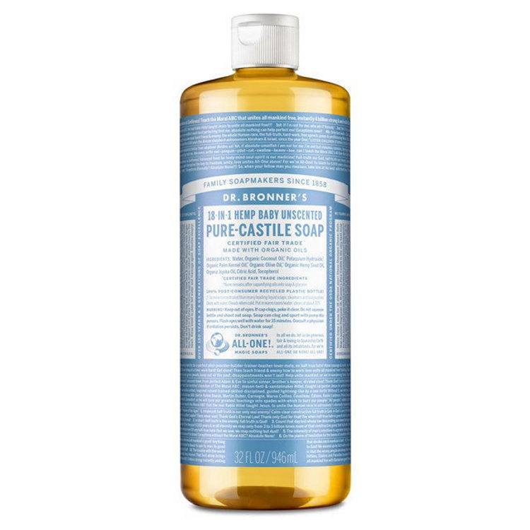 Εικόνα της Αγνό Υγρό Σαπούνι Καστίλης Baby Unscented  945ml