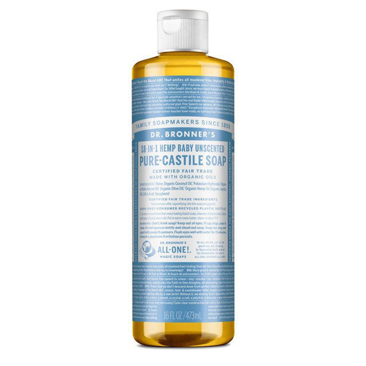 Εικόνα της Αγνό Υγρό Σαπούνι Καστίλης Baby Unscented  475ml