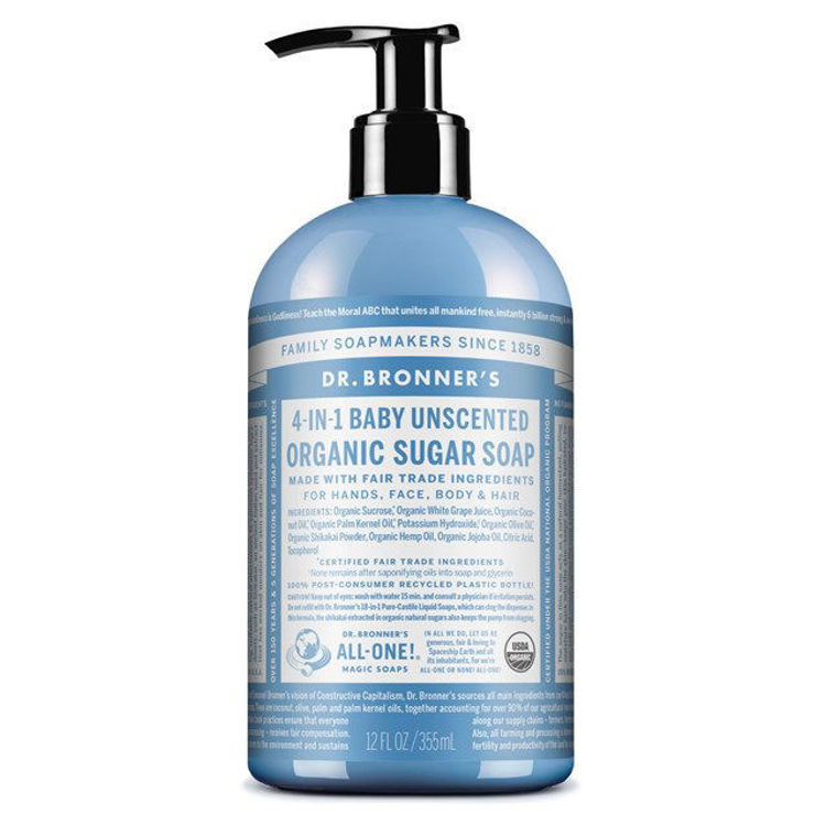 Εικόνα της Βιολογικό Σαπούνι Ζάχαρης Baby Unscented 355ml