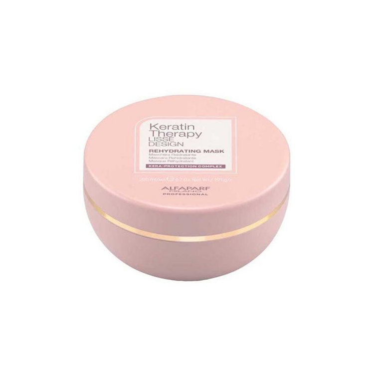Picture of Alfaparf Milano Keratin Therapy Lisse Design Rehydrating Mask Hair Mask for Hydration 200ml